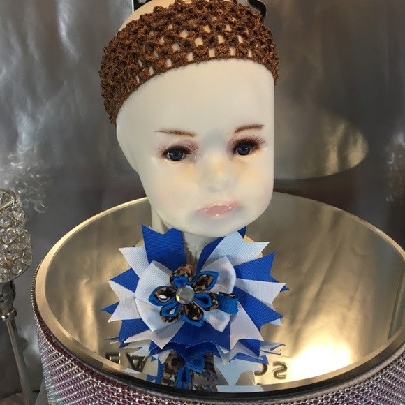 Infants and girls interchangeable headbands & bows - Picture 5 of 8